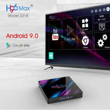 Телевизионная андроид приставка Smart TV H96 Max, Android 9, 4K UltraHD 2G/16Gb с пультом ДУ - фото 6 - id-p202805925