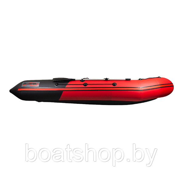 Надувная моторно-килевая лодка Таймень NX 4000 НДНД PRO красный/черный - фото 7 - id-p202816289