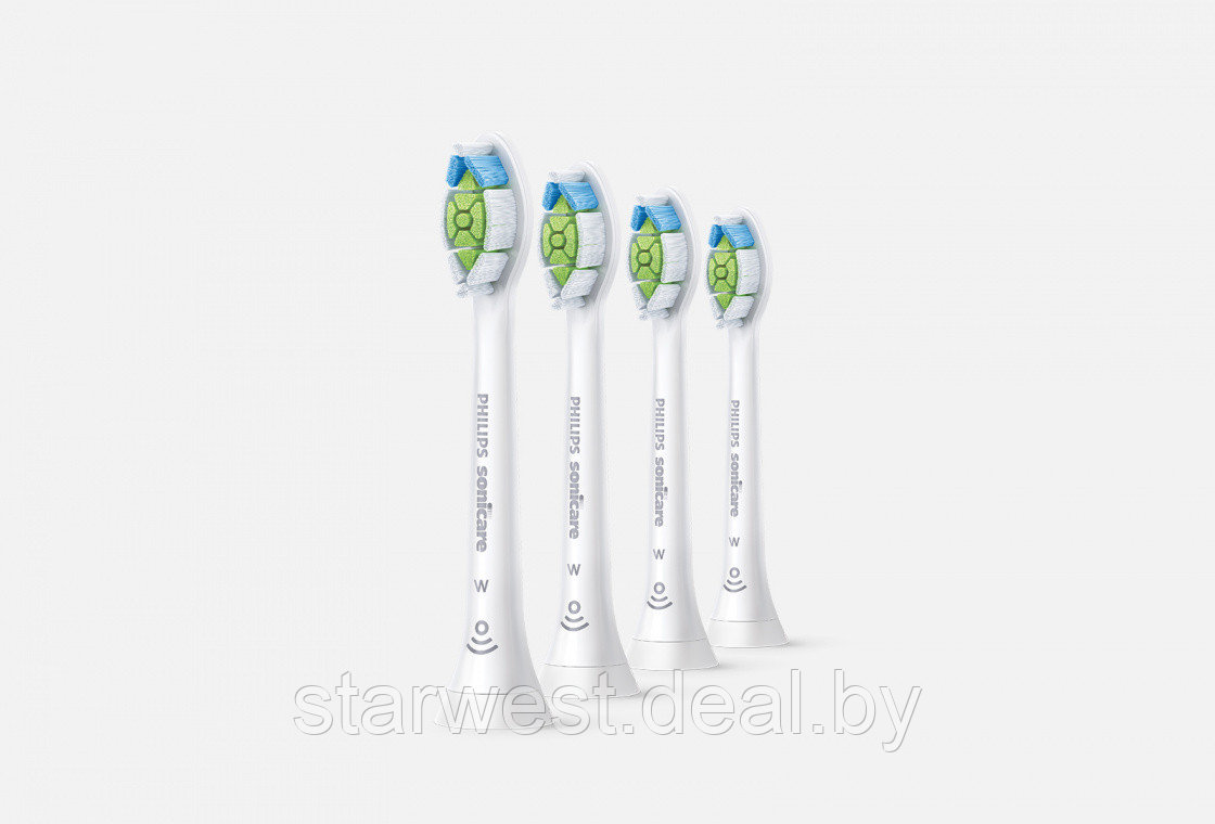 Philips Sonicare W2 Optimal White HX6064/10 White 4 шт. Насадки для электрической зубной щетки - фото 4 - id-p202820046