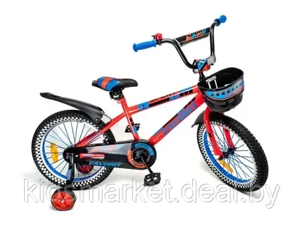 Детский двухколесный велосипед - Favorit Sport 18” (красный), SPT-18RD