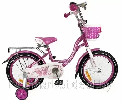 Детский двухколесный велосипед - Favorit Butterfly 18” (фиолетовый), BUT-18VL