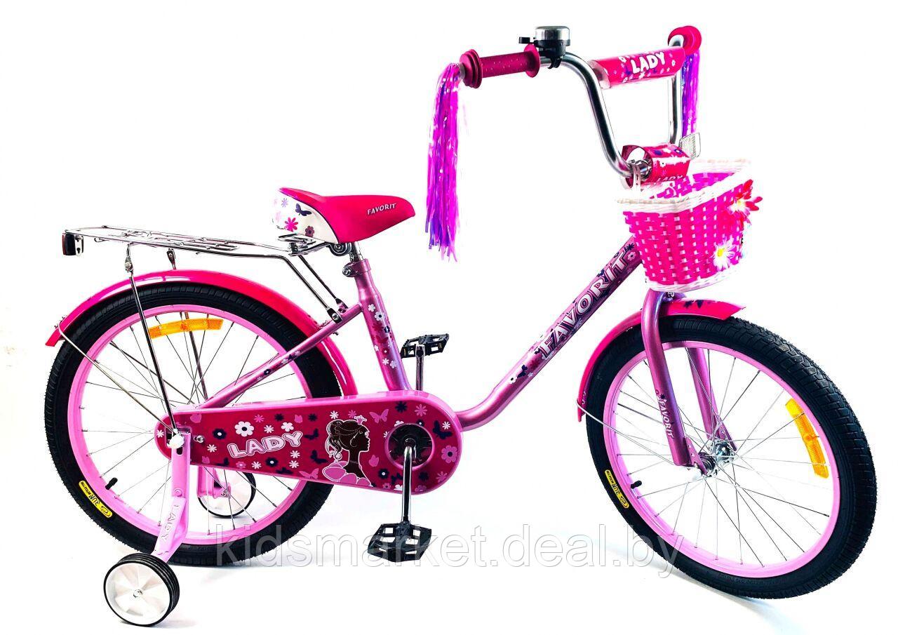 Детский велосипед Favorit Lady 18 (розовый) LAD-P18RS - фото 1 - id-p202820233