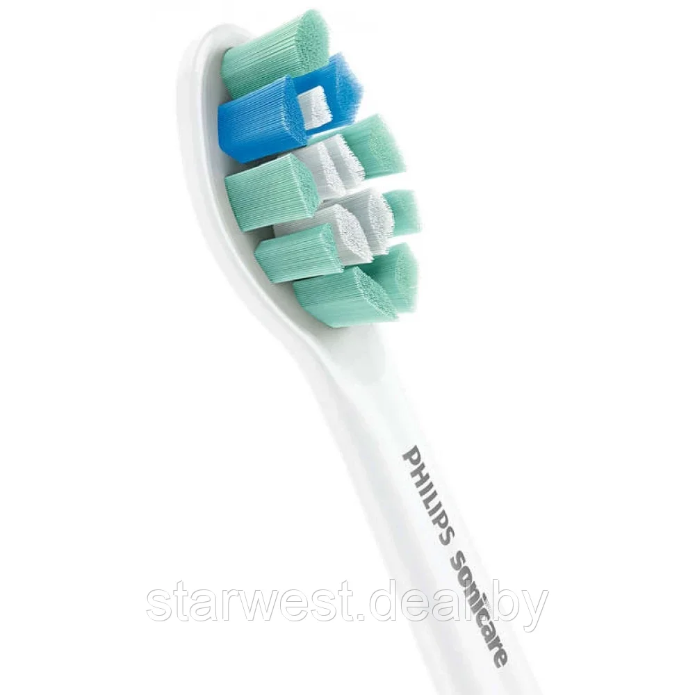 Philips Sonicare C2 Optimal Plaque Defense HX9024/10 White 4 шт. Насадки для электрической зубной щетки - фото 3 - id-p202820421