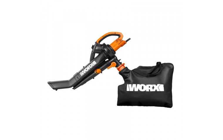 Воздуходув-Садовый пылесос WORX WG505E, 3000Вт, 335 км/ч, 10м3/мин - фото 1 - id-p202670328