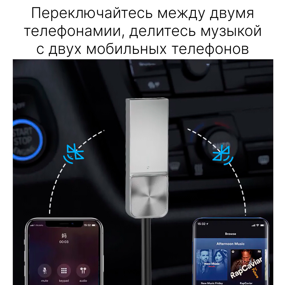 Аудио приемник (адаптер для музыки) Wireless Audio Adapter T03 Bluetooth 5.0 - фото 8 - id-p202820732