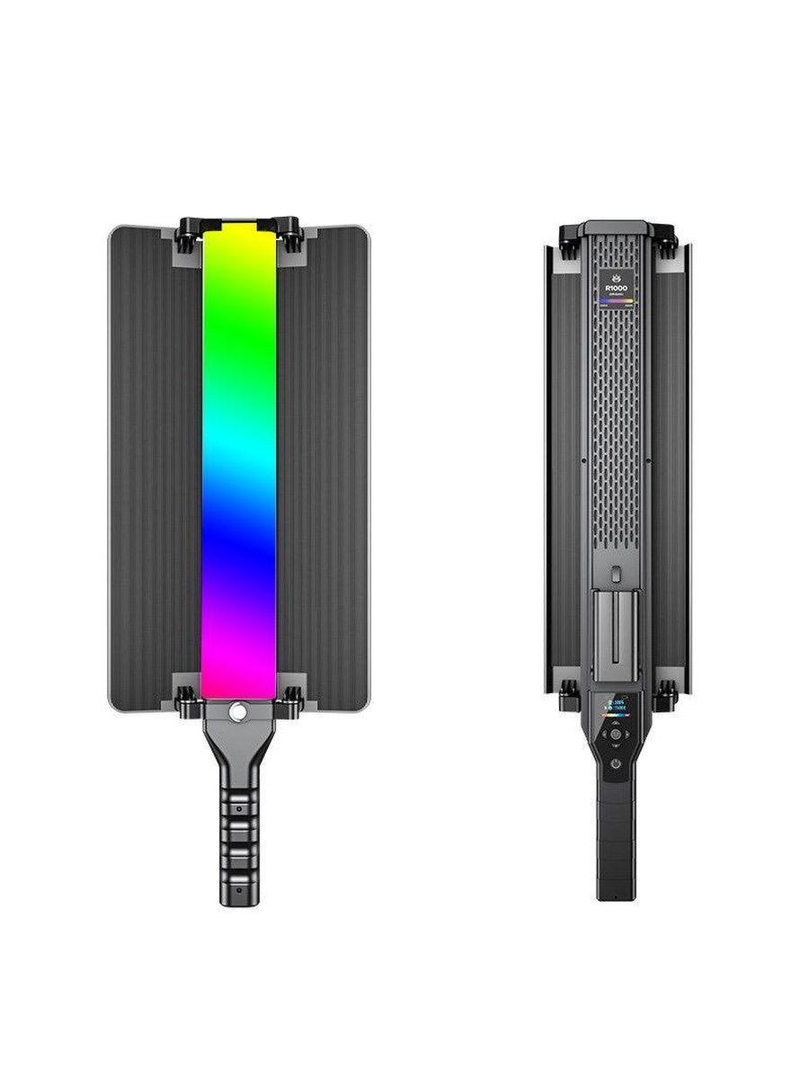 Светодиодная лампа видеосвет RGB Light Stick R1000 + штатив 2м. + АКБ - фото 1 - id-p202838898