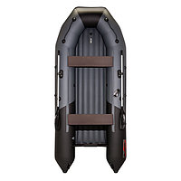 Надувная моторно-килевая лодка Таймень NX 3800 НДНД PRO графит/черный