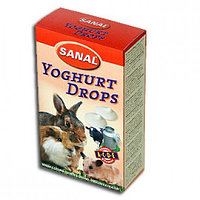 Лакомство-витамины SANAL Дропсы для грызунов йогурт 45гр