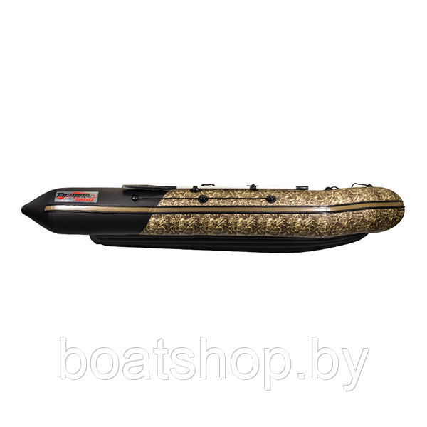 Надувная моторно-килевая лодка Таймень NX 3800 НДНД PRO камуфляж камыш/черный - фото 7 - id-p202842725