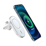 Автомобильное беспроводное магнитное зарядное устройство Wireless Car Charger 15W, фото 5