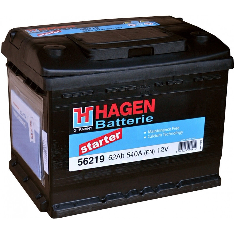 Hagen Starter 55 ah - фото 1 - id-p27704218