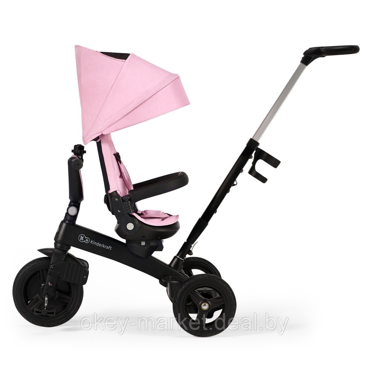 Детский трехколесный велосипед Kinderkraft Twipper Pink - фото 2 - id-p202879379
