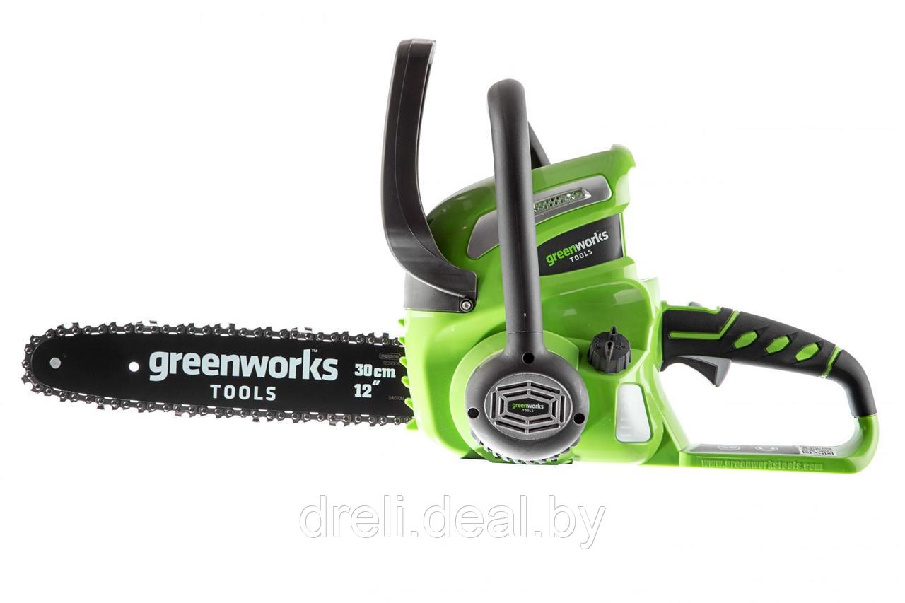 Аккумуляторная пила Greenworks G40CS30 (без АКБ) - фото 1 - id-p202879536