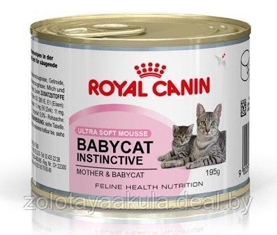 Royal Canin Консервы ROYAL CANIN Baby Cat Instinctive 195г мусс для котят до 4 мес - фото 1 - id-p202879624