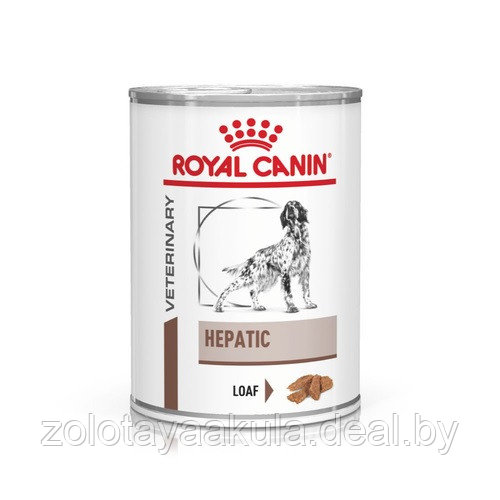 420гр Консервы ROYAL CANIN Hepatic диета для взрослых собак при заболеваниях печени, паштет - фото 1 - id-p202879626
