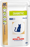 85гр Влажный корм ROYAL CANIN Diabetic Feline диета для взрослых кошек при сахарном диабете, в соусе (пауч)