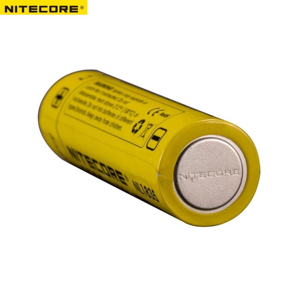 Литий-ионный аккумулятор Nitecore NL1835, 18650 мАч (новая версия NL1834), 3500 в, 3,6 Втч - фото 2 - id-p202883834