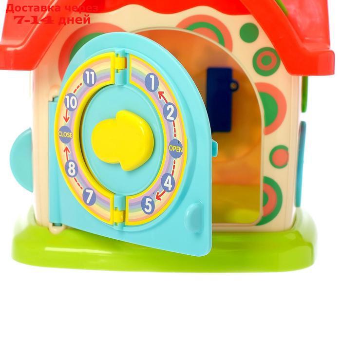 Развивающая игрушка "Домик" с сортером и подвижными элементами - фото 7 - id-p202759614