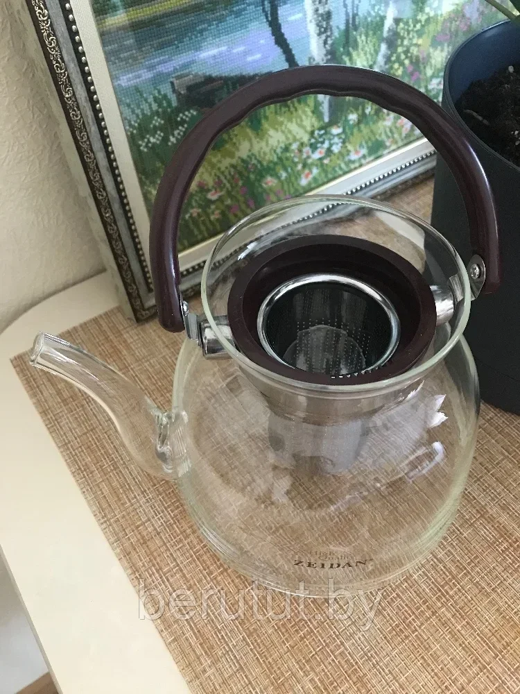 Чайник заварочный жаропрочное стекло 1800 мл ZEIDAN Z-4058 - фото 2 - id-p202885720
