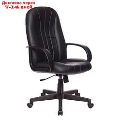 Кресло руководителя  T-898/#B черный,  искусственная кожа