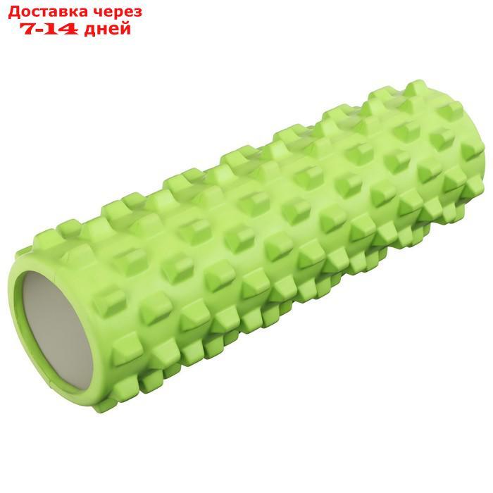 Роллер массажный для йоги 45 х 13 см, зеленый - фото 6 - id-p202760700