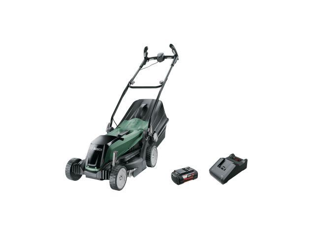 Газонокосилка аккумуляторная BOSCH EasyRotak 36-550 (шир. 370 мм, выс. 25-70 мм, металлич. корпус, - фото 1 - id-p202885744