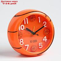 Будильник "Баскетбольный мяч", объемный, d=11.5 см