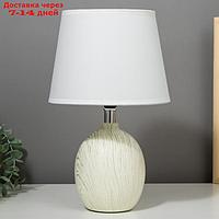 Лампа настольная 21196/1 E14 40Вт белый-серый 20х20х35 см