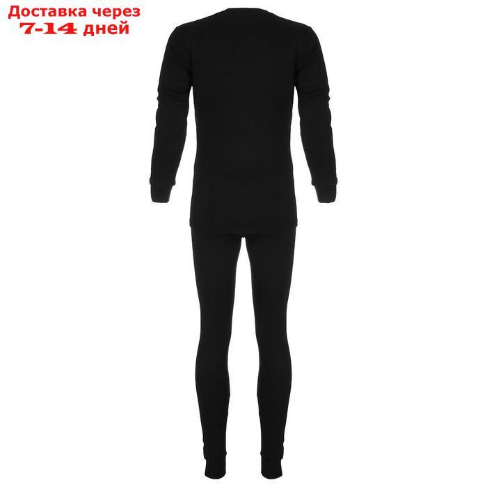 Термобельё мужское "Сибирь", размер 56-58, цвет чёрный - фото 2 - id-p202762013