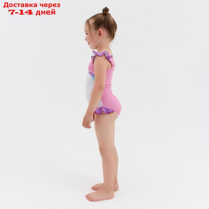 Купальник детский KAFTAN "Единорог", рост 110-116 (32) , розовый - фото 3 - id-p202761181