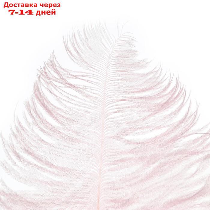 Перо для декора, длина от 45 до 60 см, цвет розовый - фото 3 - id-p202761338