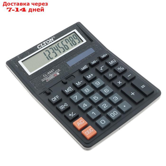 Калькулятор настольный, 12-разрядный, CL-888T, двойное питание - фото 2 - id-p202762302