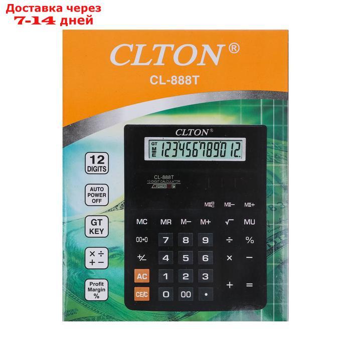 Калькулятор настольный, 12-разрядный, CL-888T, двойное питание - фото 7 - id-p202762302