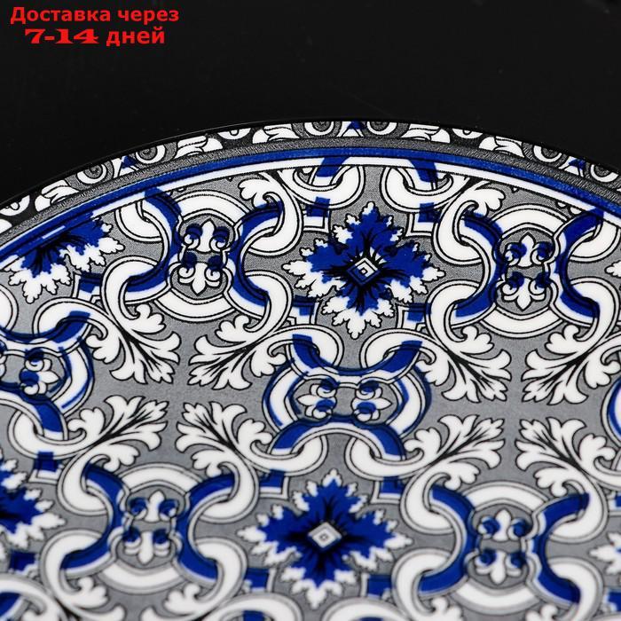 Тарелка Доляна "Дайра", d=21,7 см, цвет синий - фото 2 - id-p202760452