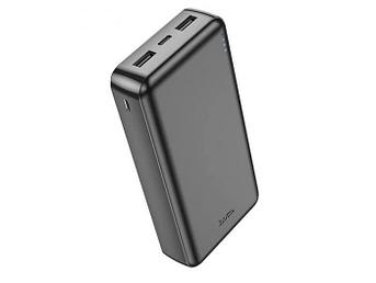 Внешний аккумулятор Hoco Power Bank 20000mAh черный пауэрбанк для зарядки телефона