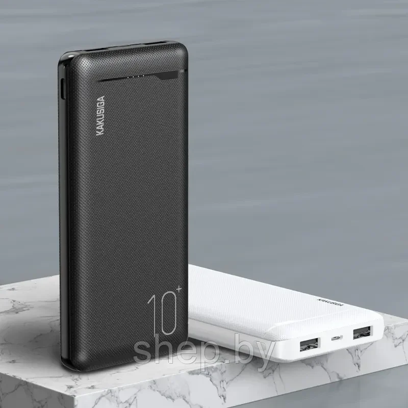 Внешний аккумулятор (Power Bank) KAKUSIGA KSC-583 10000 mAh 2 USB - фото 4 - id-p202901614