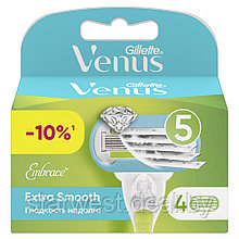 Gillette Venus Embrace Extra Smooth 4 шт. Женские сменные кассеты / лезвия для бритья
