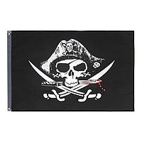 Флаг пиратский "Пираты" размер флага 90х150 см