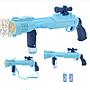 Детский пулемет для создания мыльных пузырей Fold babble gun, фото 3