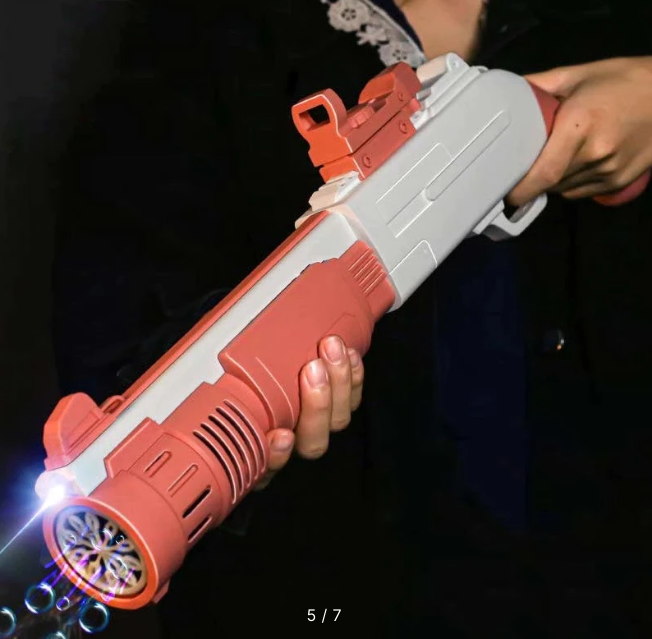 Детский пулемет для создания мыльных пузырей Fold babble gun - фото 7 - id-p180268219