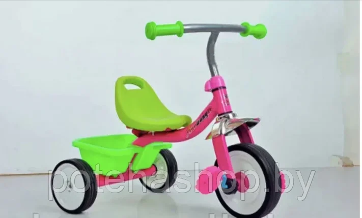 Велосипед детский 820-6P трехколесный розовый, фото 2
