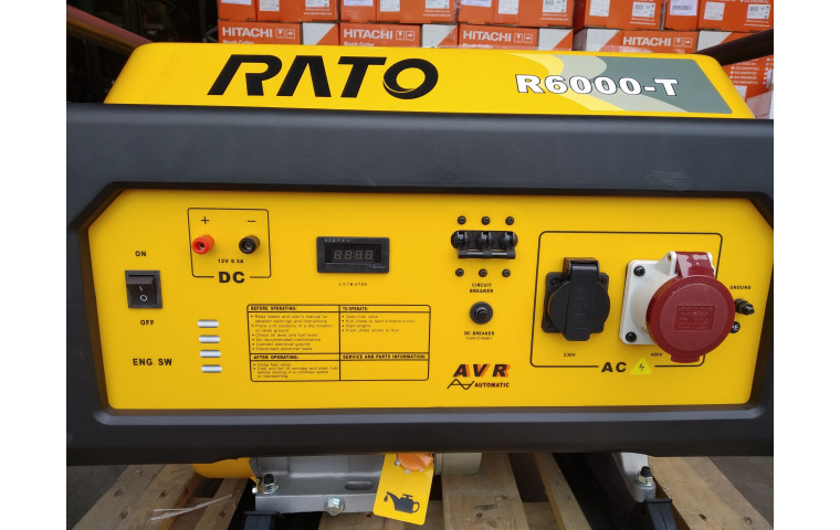 Генератор RATO R6000T (ном. 5,5кВт) - фото 4 - id-p202642454