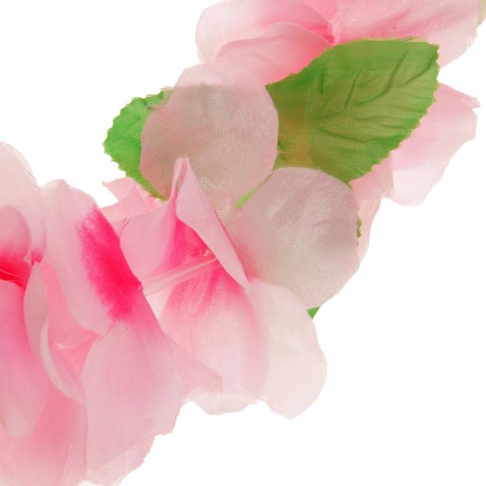 Ожерелье гавайское «Плюмерия розовая» - фото 4 - id-p202998326