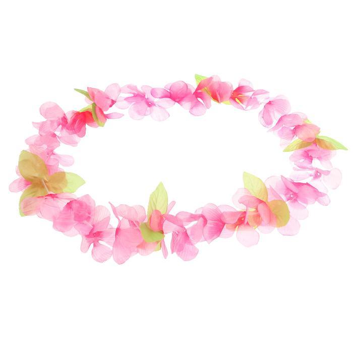 Ожерелье гавайское «Плюмерия розовая» - фото 3 - id-p202998326