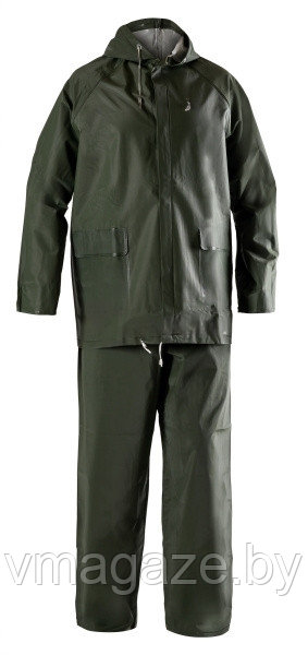 Костюм ПВХ Баргузин куртка+брюки(цвет зеленый)