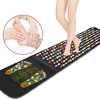 Массажный коврик для ног (ортопедический коврик) Foot-Massage MAT Камушки (120,0 * 35,0 см)