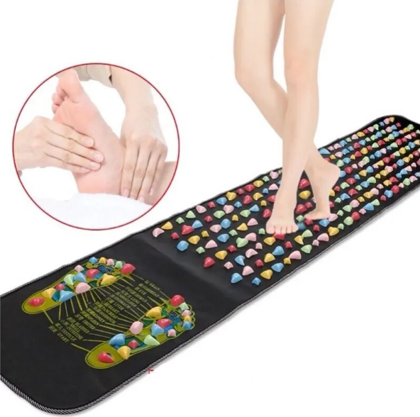 Массажный коврик для ног (ортопедический коврик) Foot-Massage MAT Камушки (120,0 * 35,0 см) - фото 1 - id-p203001929