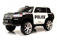 Детский электромобиль RiverToys Toyota Land Cruiser 200 JJ2022 (полицейский белый)