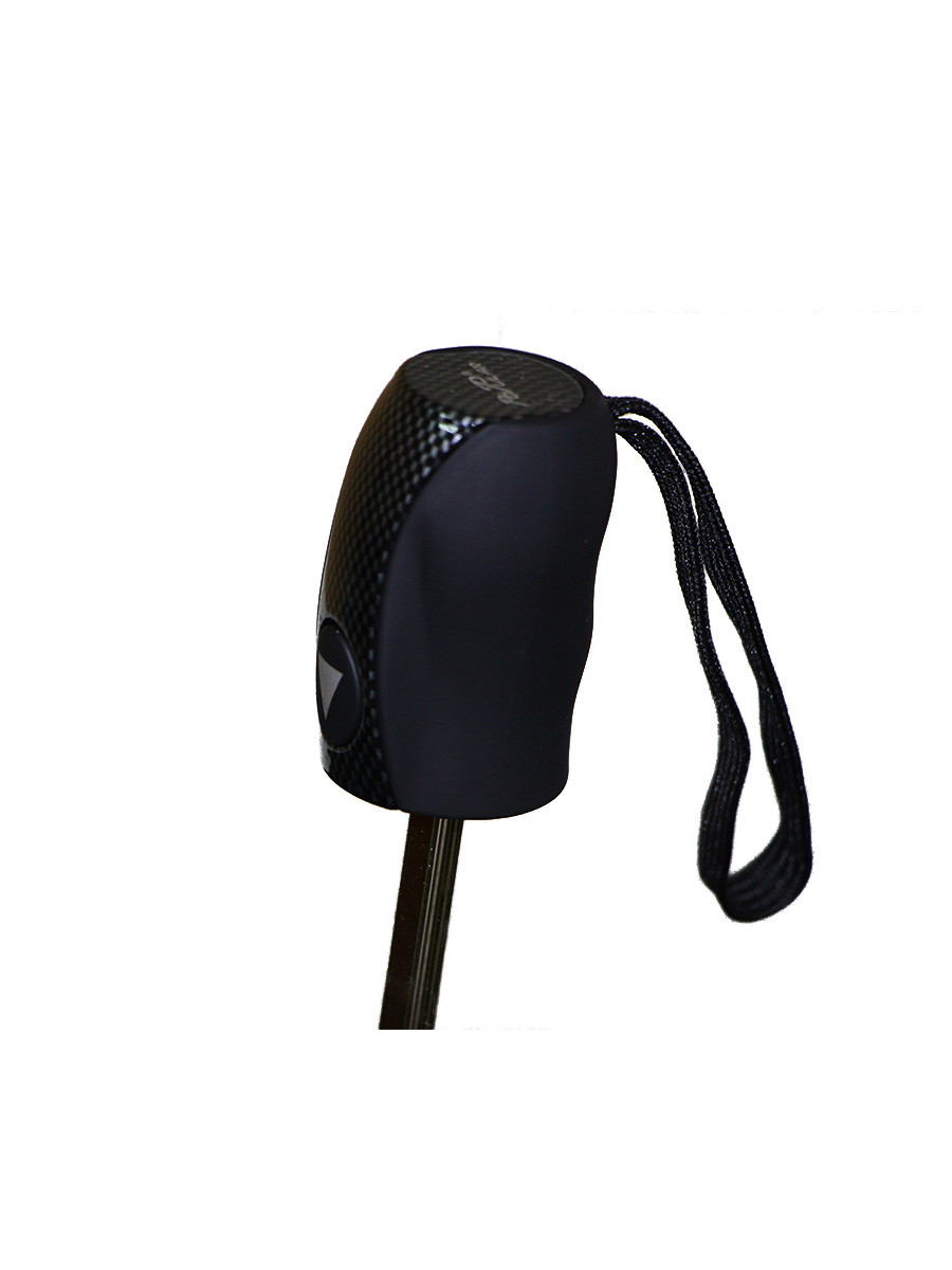 Компактный мини зонт черный полуавтомат "Popular" арт. 1047 софт тач - фото 4 - id-p203005644