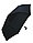 Зонт автоматический ветрозащитный черный "Popular" арт. 731 (анти-ветер) с декоративной ручкой, фото 4
